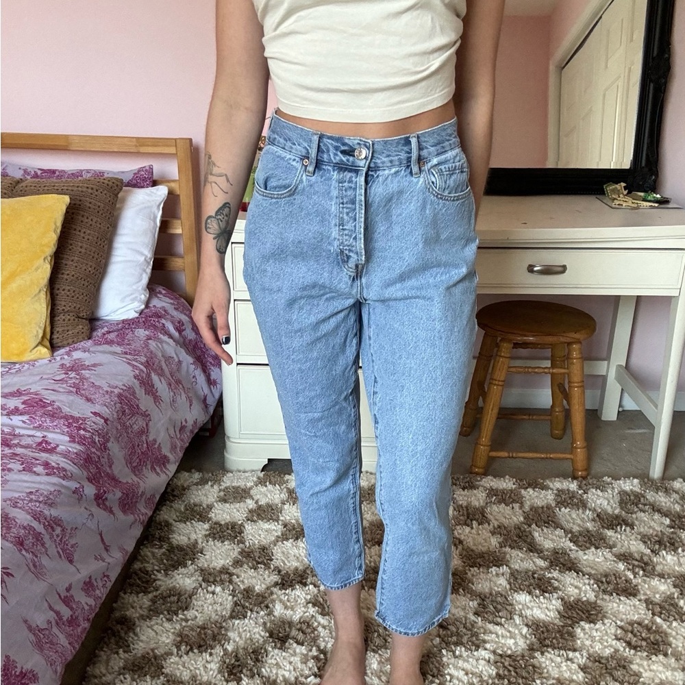 Pacsun High Rise Straight Leg Jeans